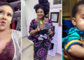 Nkechi Blessing and her adorable son