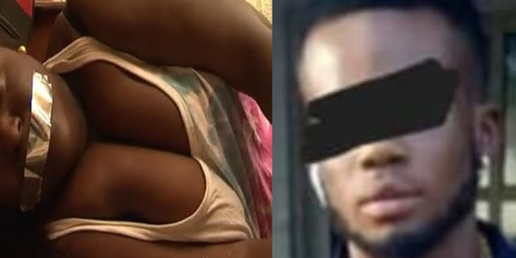 Right: Suspect, Roy Arinze; Left: Depict of rape victim