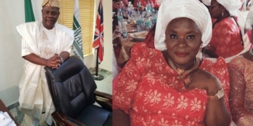 Veteran Nollywood Actor, Yinka Quadri and Wife