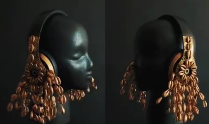 Burna Boy Gets Customised African Giant–Themed Headphone From Beats By Dre