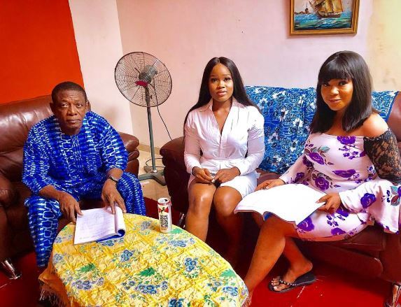 Ex-Bbnaija Housemate, Cee-c Makes Nollywood Debut Alongside Osuofia, Broda Shaggi In 'Fake Liars' (Photos)