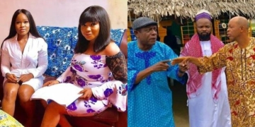 Ex-Bbnaija Housemate, Cee-c Makes Nollywood Debut Alongside Osuofia, Broda Shaggi In 'Fake Liars' (Photos)