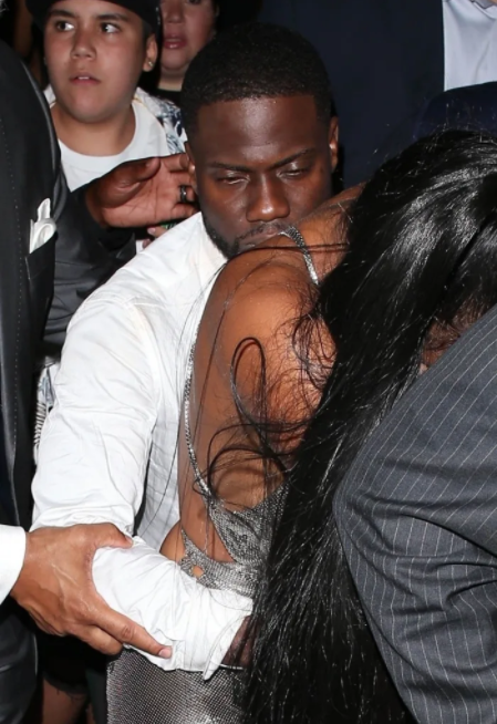 Drunk Kevin Hart carried out of his party on his wife