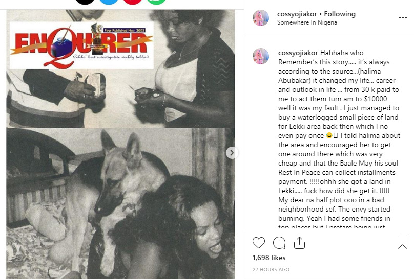 Cossy Ojiakor drags journalist Tunde Moshood, alleged boyfriend of Halima Abubakar over her dog-sex story, recounts how he allegedly sexually abused her
