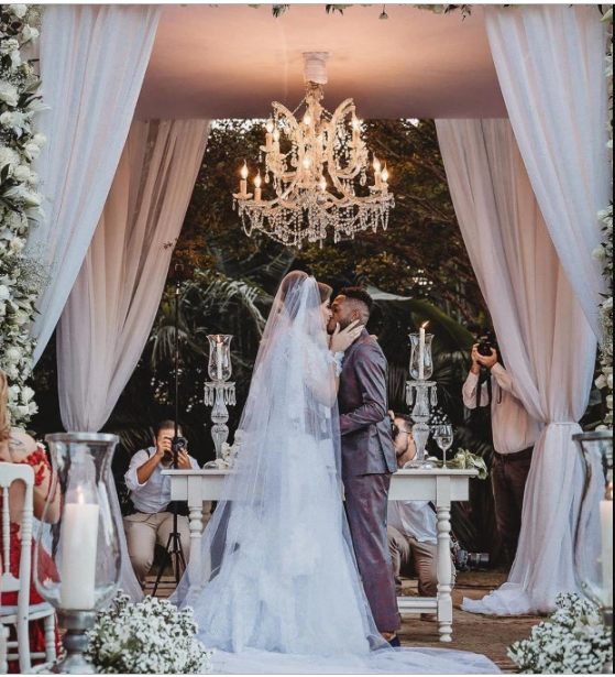 Man Utd midfielder Fred marries his beautiful partner Monique Salum in a private ceremony in Brazil (Photos)