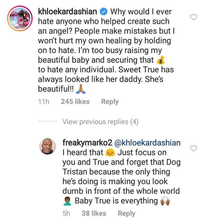 Khloe Kardashian responds to claims she hates Tristan Thompson