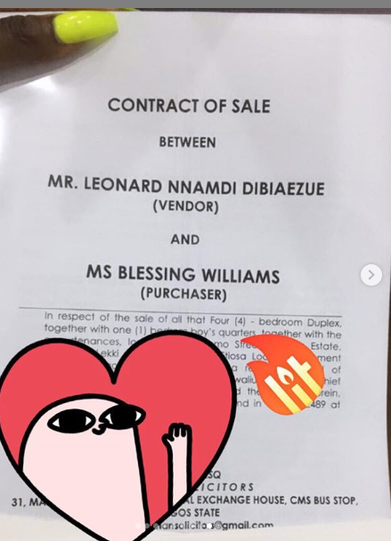23-year-old model, Blessing Williams narrates challenges she faced in Ajegunle as she buys her second house in Lagos (photos)
