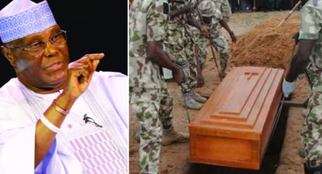 Alleged secret burial of soldiers: Stop dramatizing sponsored Wall Street Journal report – NDF cautions Atiku over attempt to blackmail Army