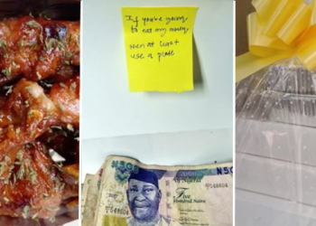 food, money and love notes