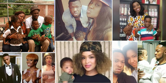 Nigerian Male Celebrities With Their Baby Mamas