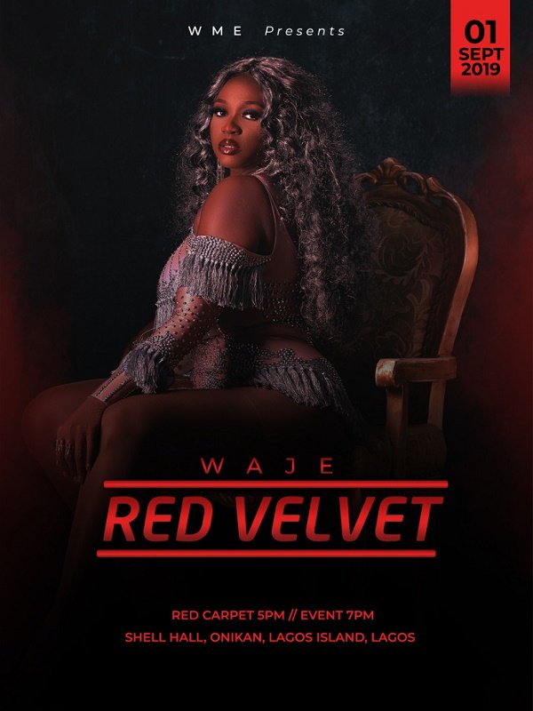 Waje Announces First-Ever Intimate Bedroom Concert, ‘Red Velvet’