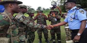 [Filed photo] Nigerian Soldiers and Police Officer