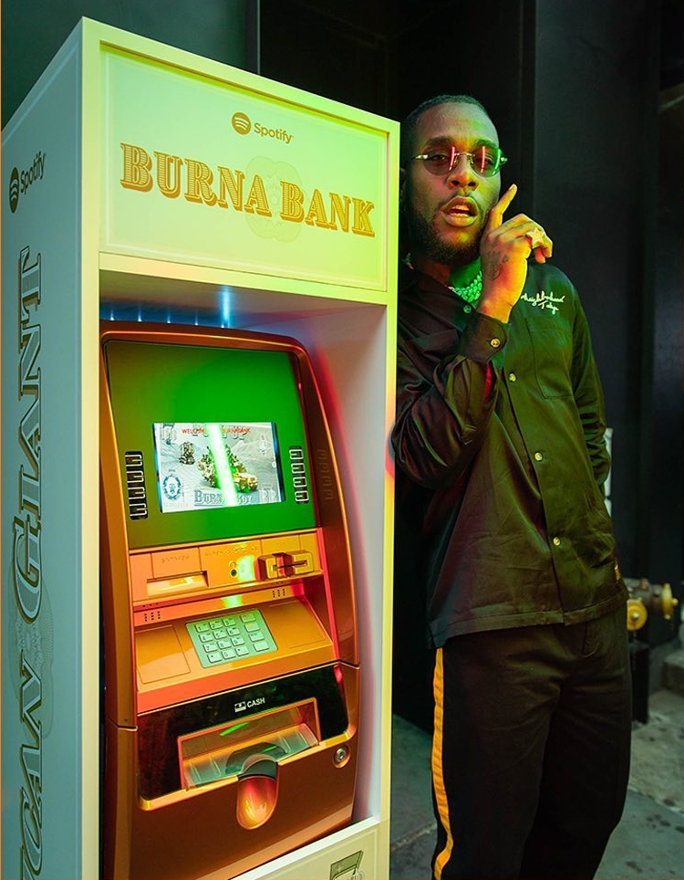 Burna Boy Launches Own Bank (Photos)