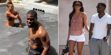 Kevin Hart and his wife Eniko Hart