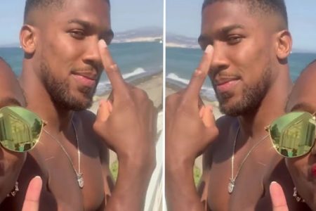 DJ Cuppy And Anthony Joshua Sparks Up Dating Rumors As They Vacation In Spain (Video)