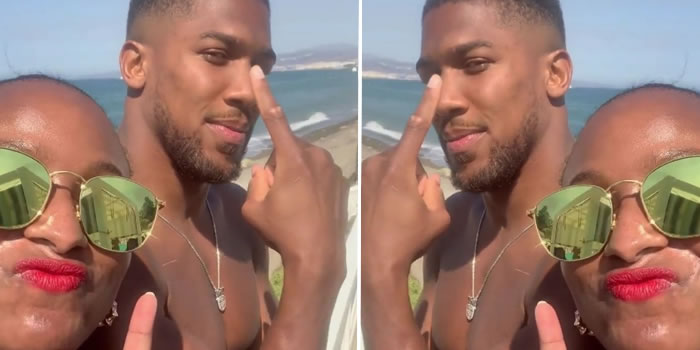 DJ Cuppy And Anthony Joshua Sparks Up Dating Rumors As They Vacation In  Spain (Video)