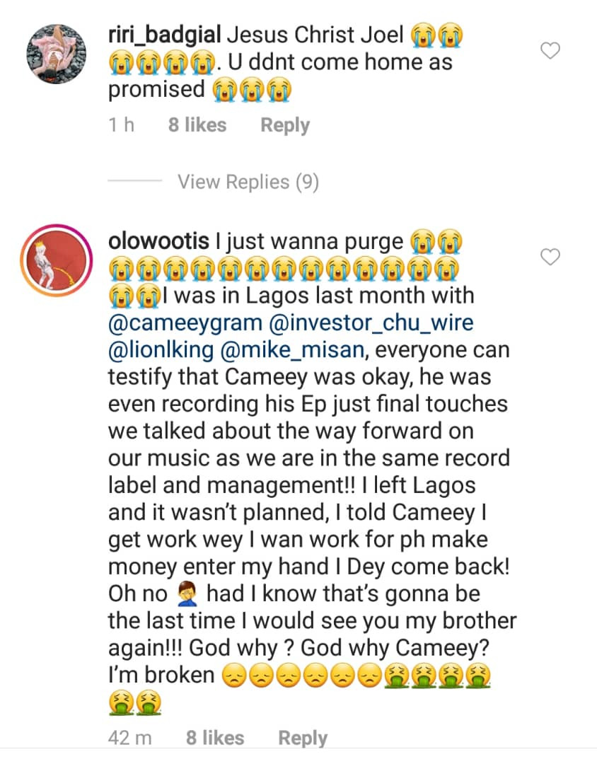 Nigerian Rapper Cameey dies from Liver cancer
