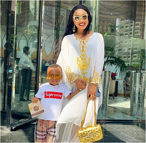 Image result for Tonto Dikeh and son, Andre
