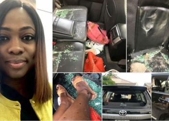 Xenophobia: Nigerian lady accidentally attacked by protesters
