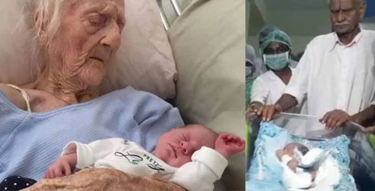woman and her babies in the hospital