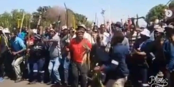 South African in new protest