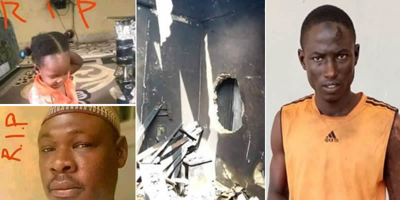 Image result for Hired Killer Set Ablaze Family Of 3 In Their Kano Residence For N200,000