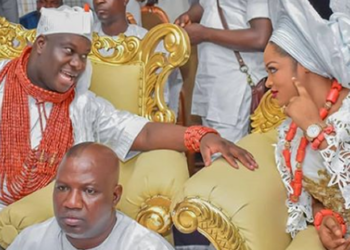 Ooni of Ife and his wife, Olori Prophetess Naomi Ogunwusi