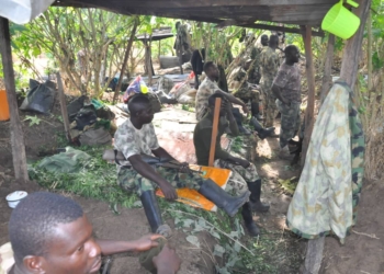 Nigerian Troops  at Sambisa forest