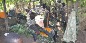 Nigerian Troops  at Sambisa forest
