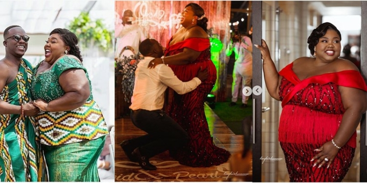 Ghanaian Groom And His Plus-Size Bride