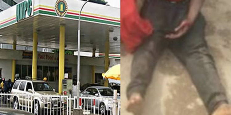 NNPC Mega Station, Scene of a robbery [Image for depiction only]