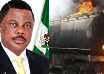 Governor Willie Obiano, Scene of explosion [Image for depiction only]
