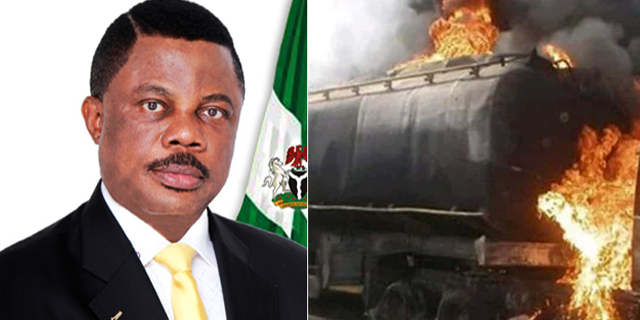 Governor Willie Obiano, Scene of explosion [Image for depiction only]