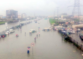 Low Line Area flooded in Lagos [Filed photo]