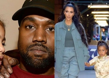 North, Kanye West, Kim Kardashian
