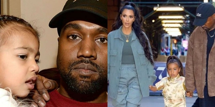 North, Kanye West, Kim Kardashian