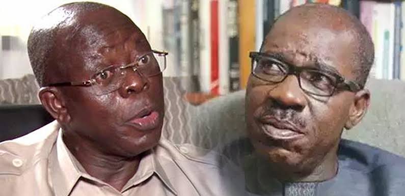 Image result for Oshiomhole denies being placed under house arrest
