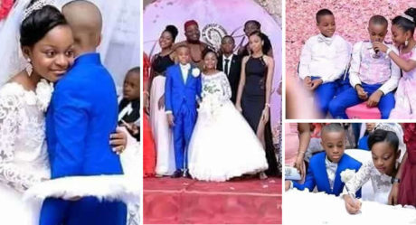 ‘Beautiful Nonsense’ — Kids’ wedding at a school drama in Enugu sparks controversy