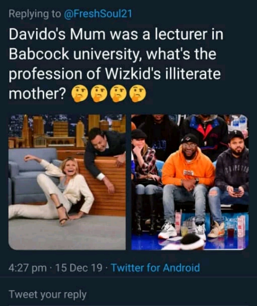 Davido Blasts Wizkid’s Fans Who Said His Mother Was Used For Rituals 3