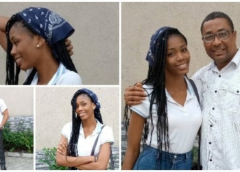 Tony Umez and daughter, Chiamaka