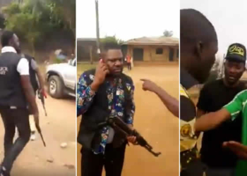 Scene of drama between IRT Police and Benin residence