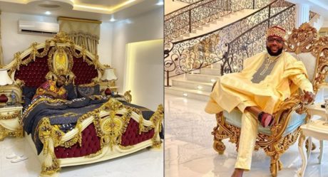 Photos: Billionaire E- Money flaunts the interior of his magnificent master bedroom