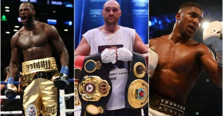 Deontay Wilder , Anthony Joshua, Tyson Fury