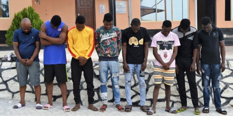 Suspected Yahoo Boys arrested in Ibadan