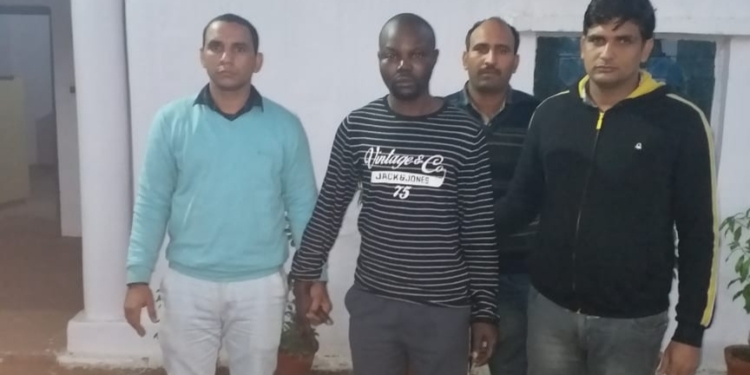 Locky Ferosin Ovnawa and officers of Narcotic drug in India