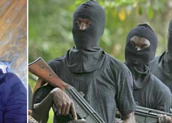 Deceased staff of FRCN, Gunmen [Depiction purpose only]