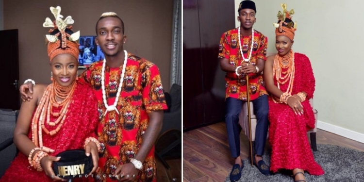 Henry Onyekuru And Wife, Esty