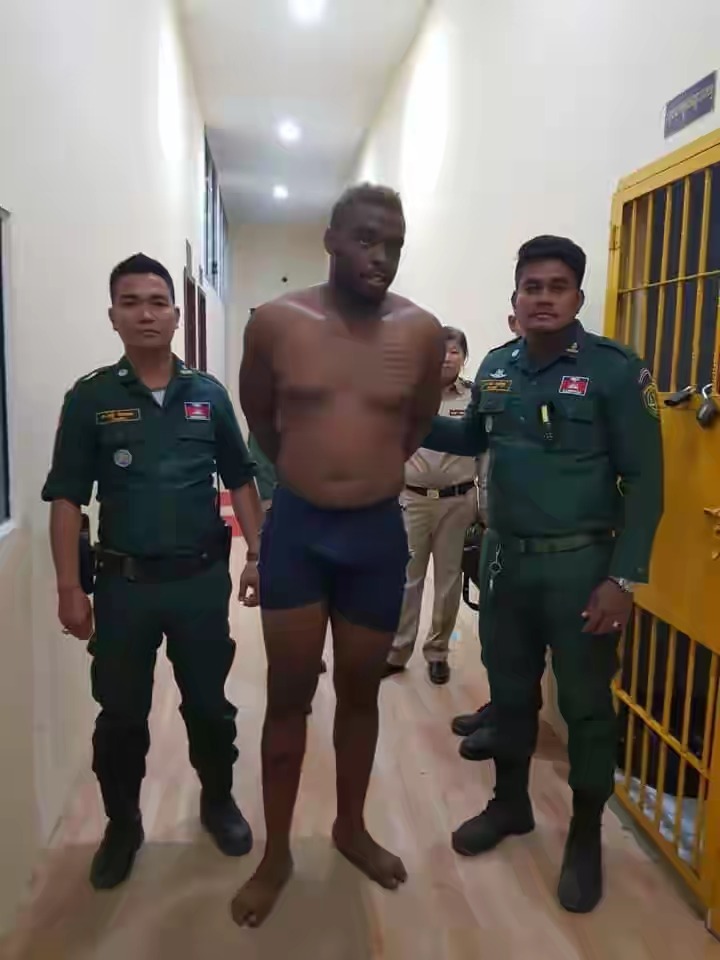 Nigerian man arrested in Cambodia