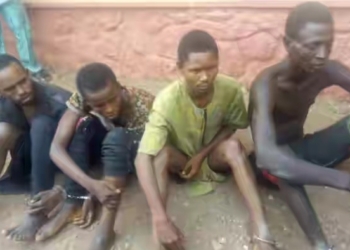 Cross section picture of suspected kidnappers