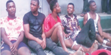 Arrested armed robbers